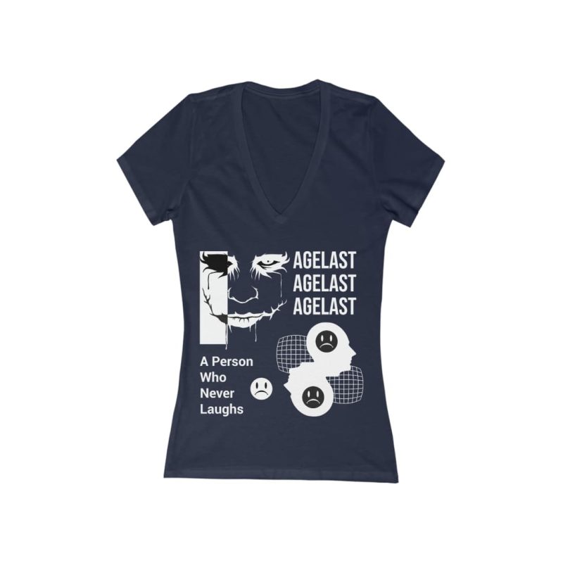AgeLast Short Sleeve Deep V-Neck Tee - Image 3