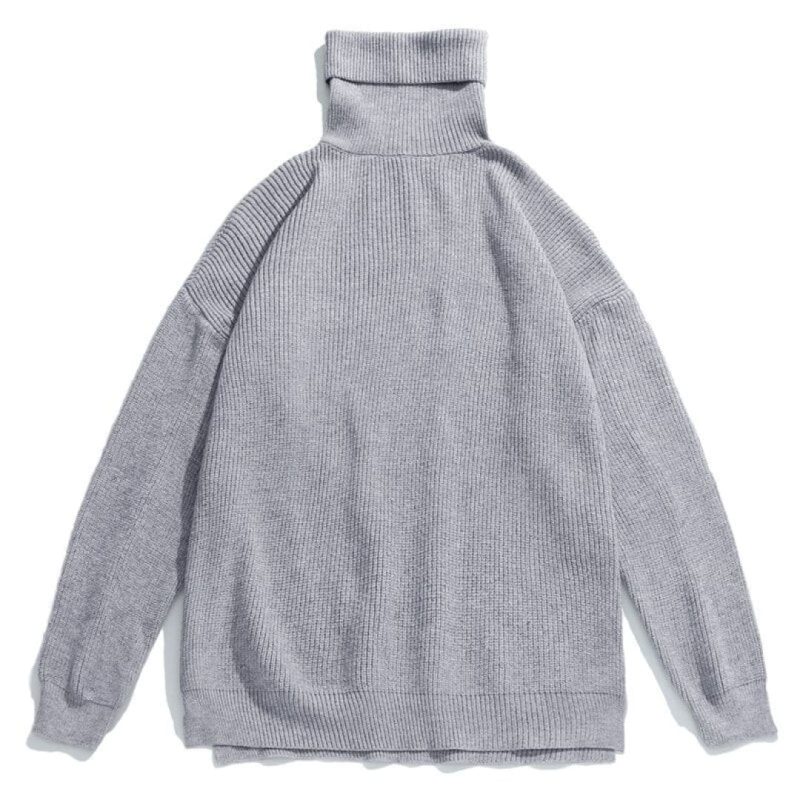 Casual Comfortable Pullover Turtleneck Sweater - Image 3