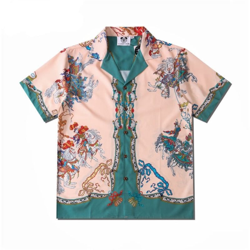 CasualStreet Printed Short Sleeve Knights Party Shirt
