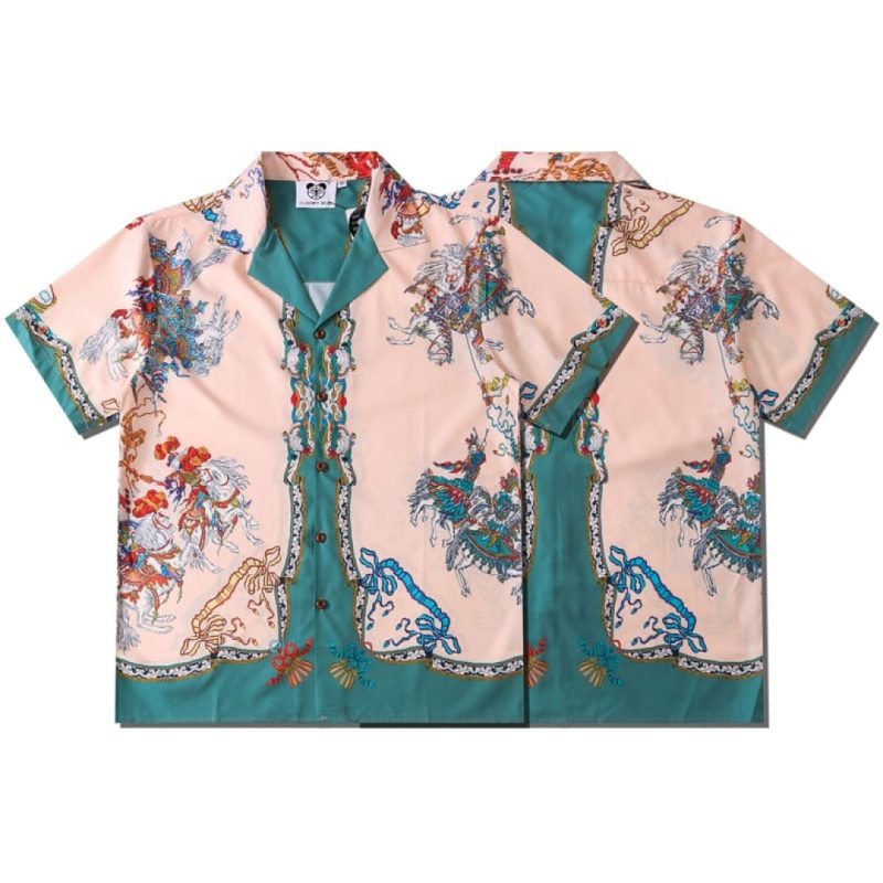 CasualStreet Printed Short Sleeve Knights Party Shirt - Image 5