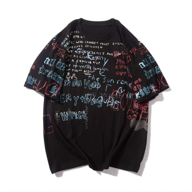 CHALK'D Graffiti Short Sleeve Shirt