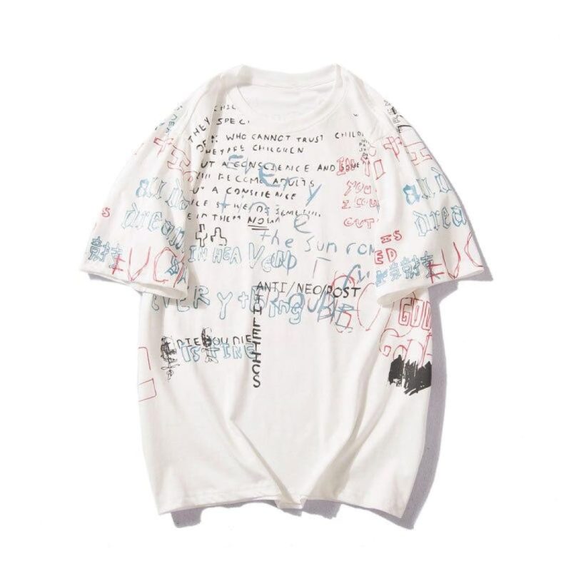 CHALK'D Graffiti Short Sleeve Shirt - Image 3