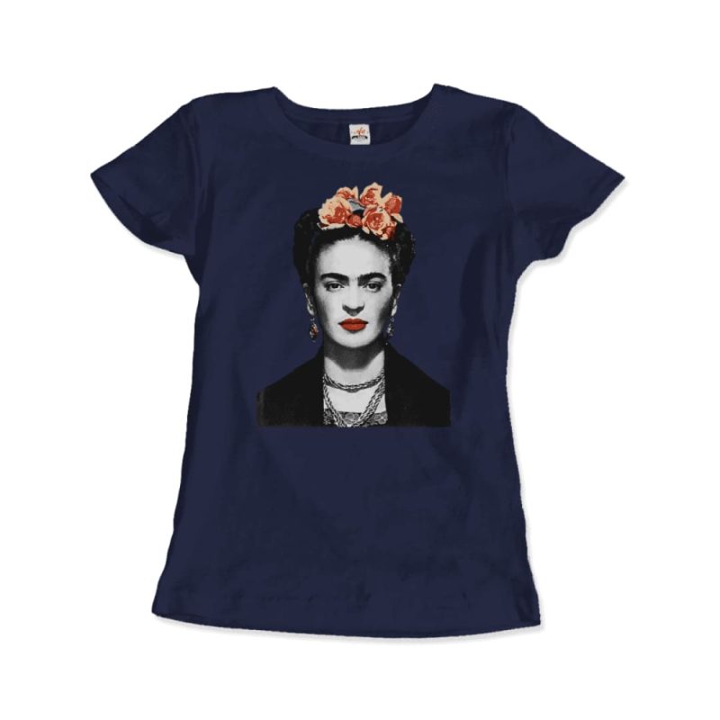 Frida Kahlo With Flowers Poster Artwork T-Shirt - Image 6