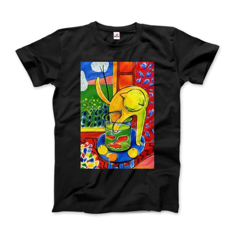 Henri Matisse the Cat With Red Fishes 1914 Artwork T-Shirt