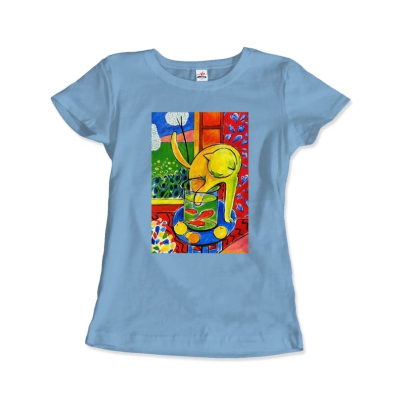 Henri Matisse the Cat With Red Fishes 1914 Artwork T-Shirt - Image 12
