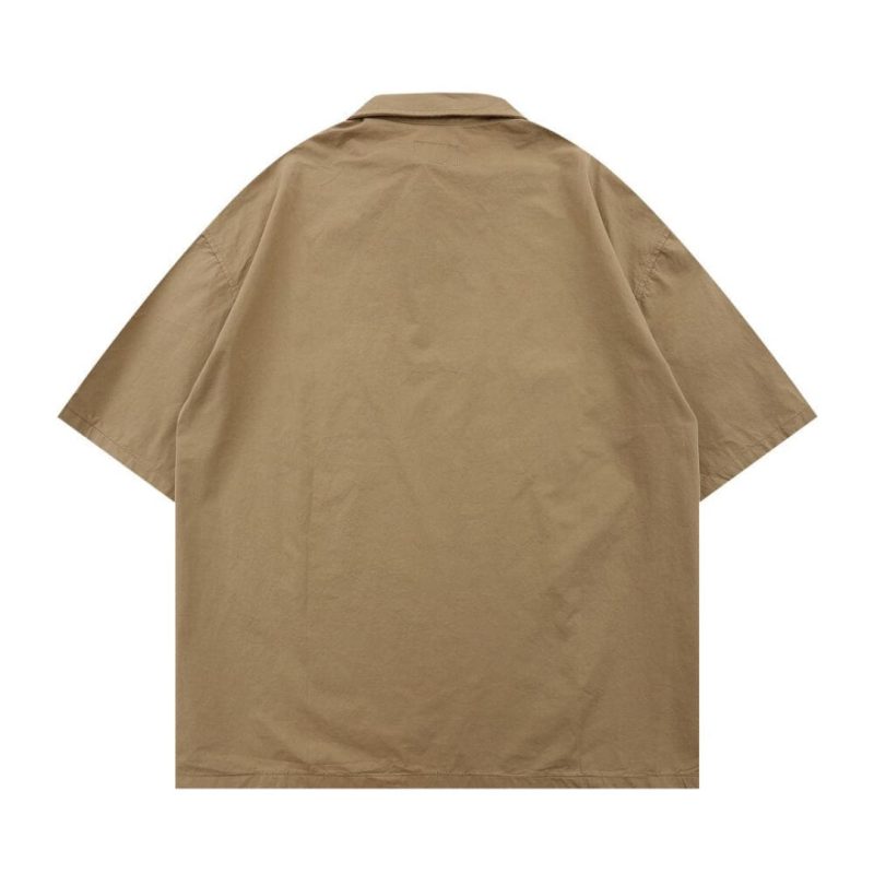 Japanese-Inspired Oversized Polo Shirt - Image 5