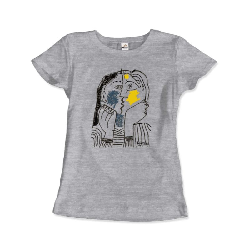 Pablo Picasso the Kiss 1979 Artwork T-Shirt - Image 8