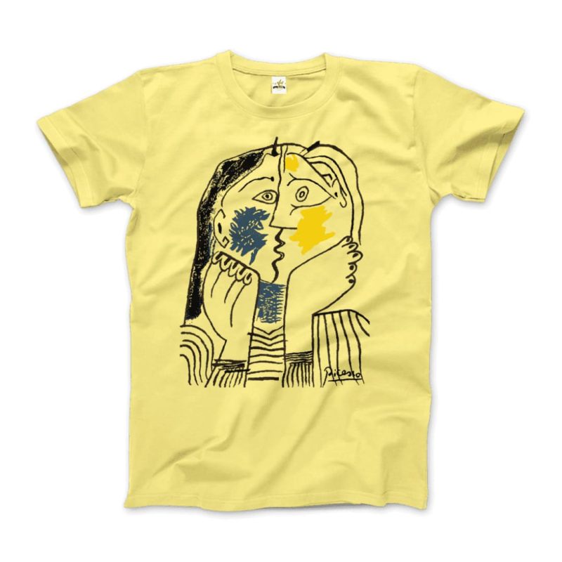 Pablo Picasso the Kiss 1979 Artwork T-Shirt - Image 10