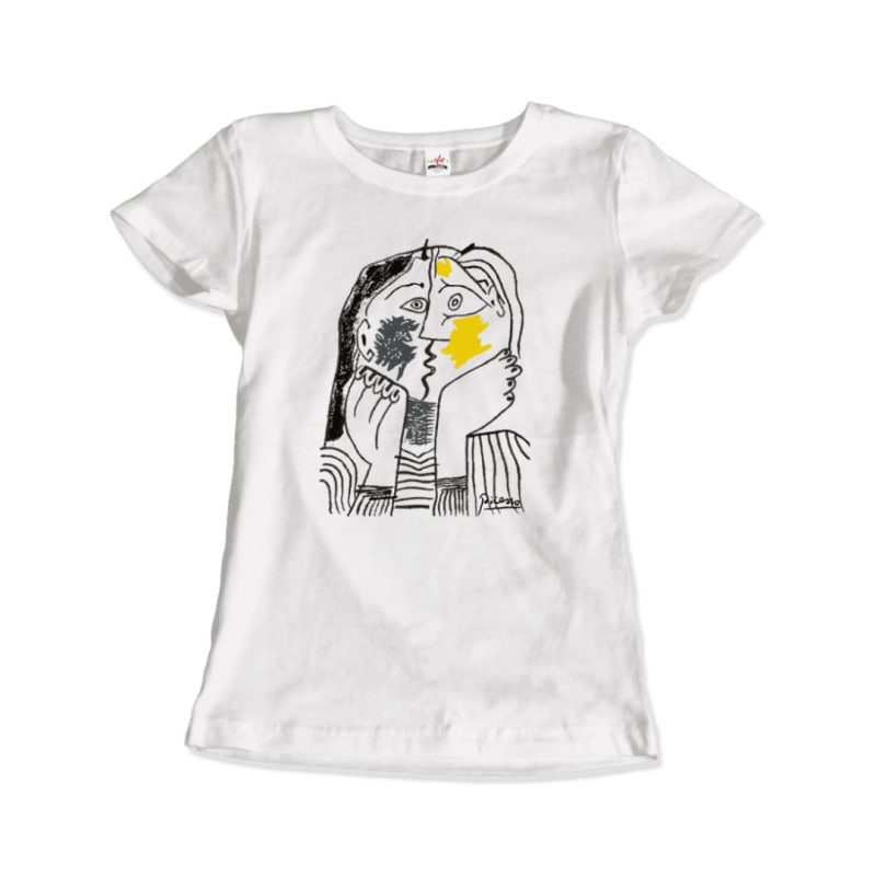 Pablo Picasso the Kiss 1979 Artwork T-Shirt - Image 4