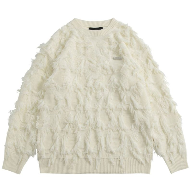 StreetFlow: Distressed Tassel Sweater - Image 3