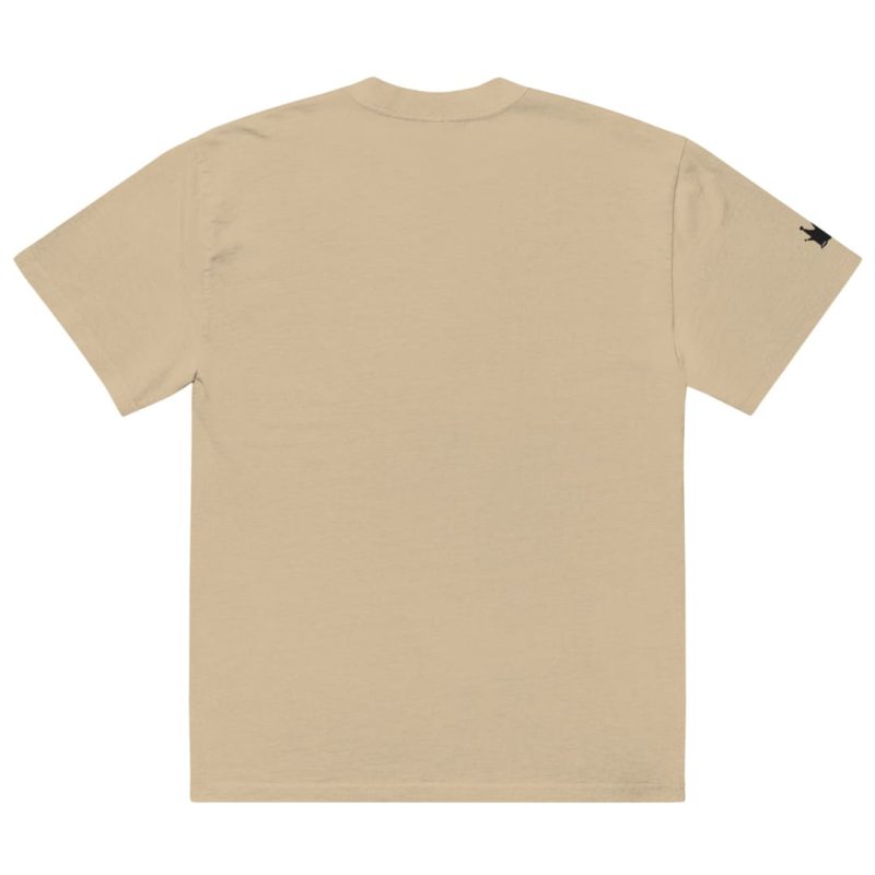 TUCS Oversized Faded T-Shirt - Black - Image 6