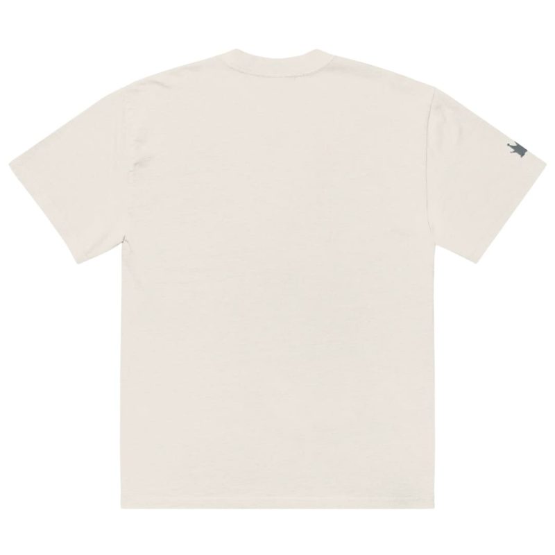TUCS Oversized Faded T-Shirt - Gray - Image 9