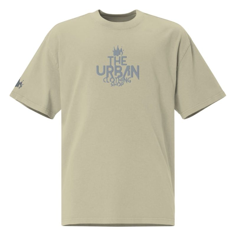 TUCS Oversized Faded T-Shirt - Gray