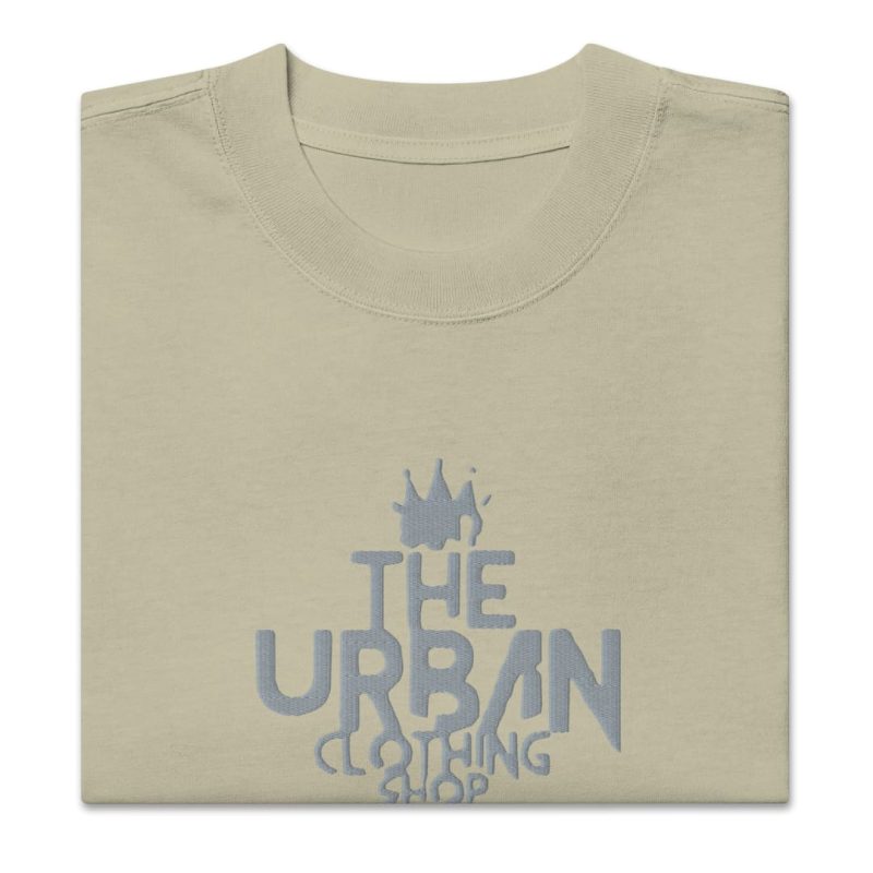 TUCS Oversized Faded T-Shirt - Gray - Image 7