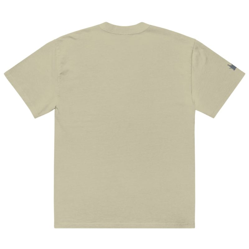 TUCS Oversized Faded T-Shirt - Gray - Image 4