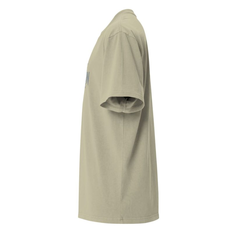 TUCS Oversized Faded T-Shirt - Gray - Image 5