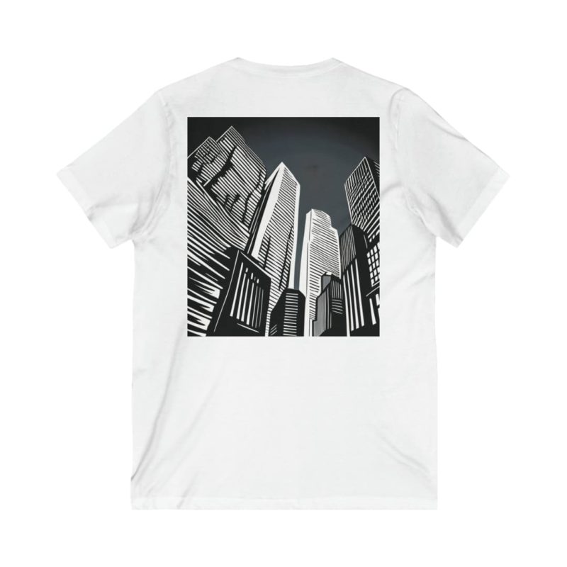 TUCS: Skylines Essential V-Neck Jersey Tee - Image 8