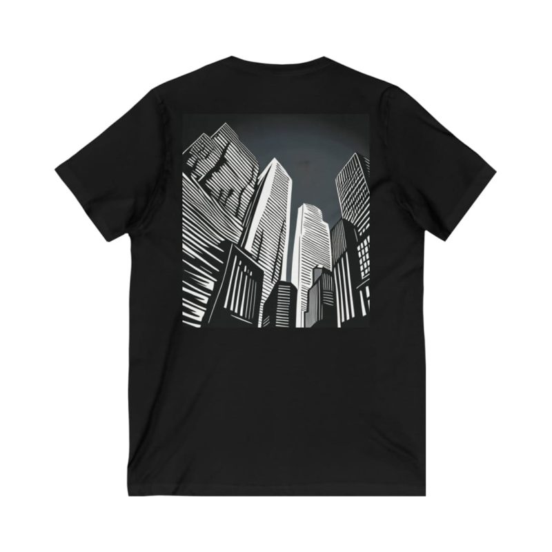TUCS: Skylines Essential V-Neck Jersey Tee - Image 6