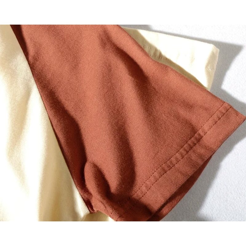 Two-Color Stitched T-Shirt - Image 18