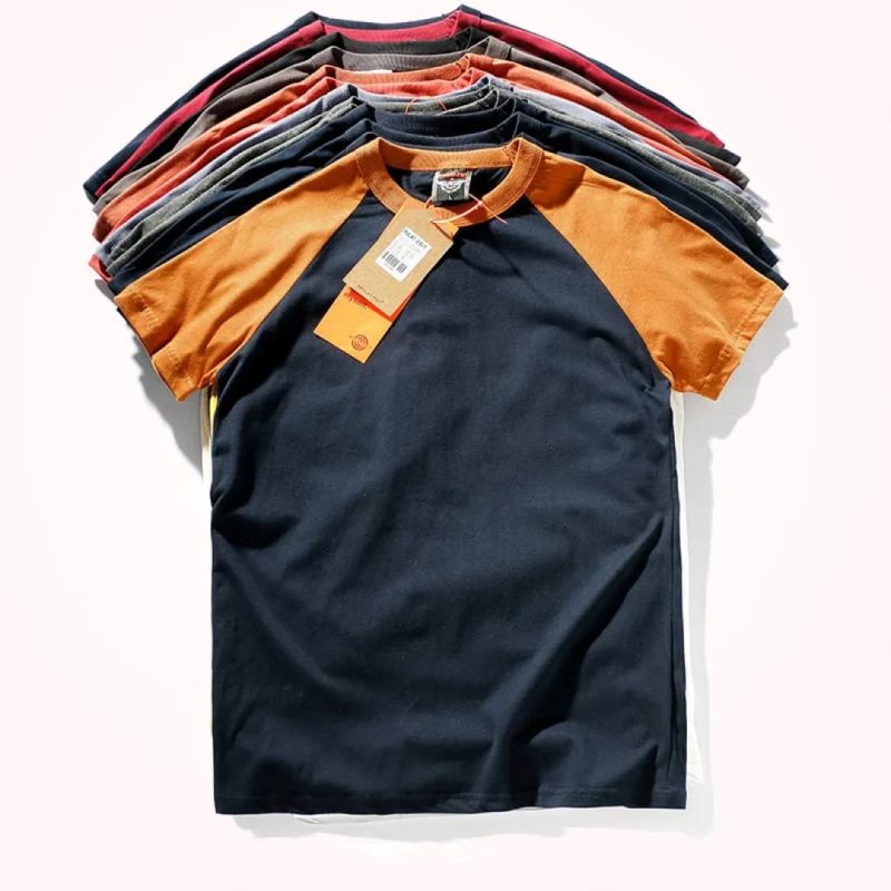 Two-Color Stitched T-Shirt - Image 15