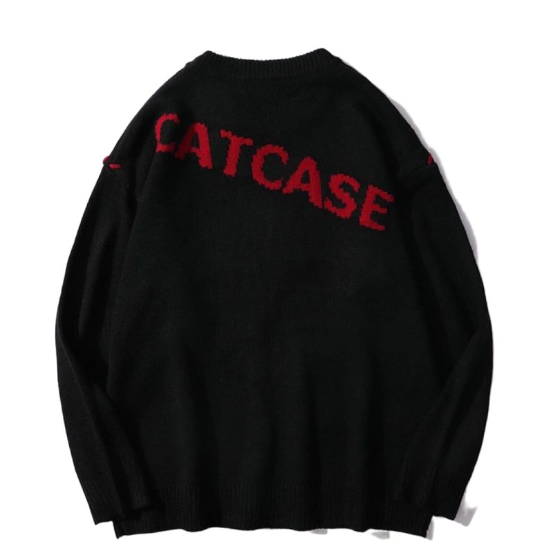 UrbanRhythm: "Love Abstract" Knitted Sweater - Image 3