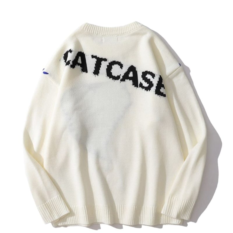 UrbanRhythm: "Love Abstract" Knitted Sweater - Image 4