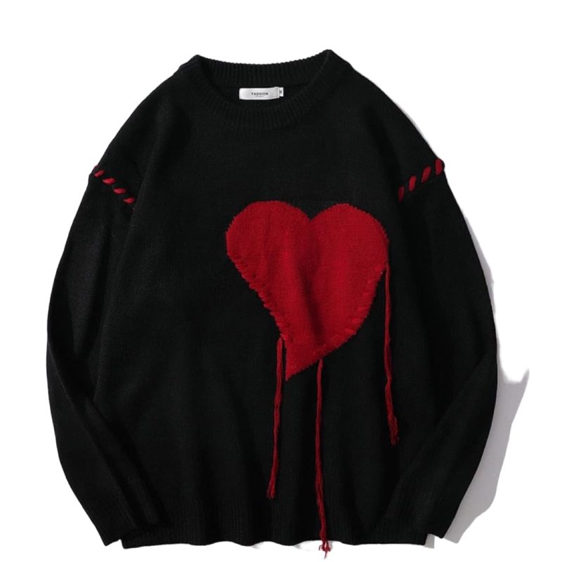 UrbanRhythm: "Love Abstract" Knitted Sweater